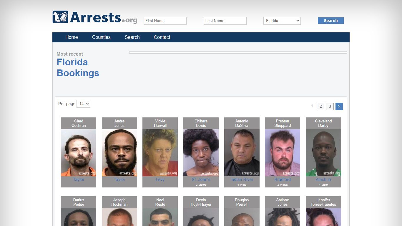 Florida Arrests and Inmate Search